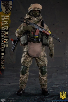 1/6 Scale FLAGSET FS-73053 Ukraine 93rd Mechanized Brigade Anti Tank Gunner Action Figure