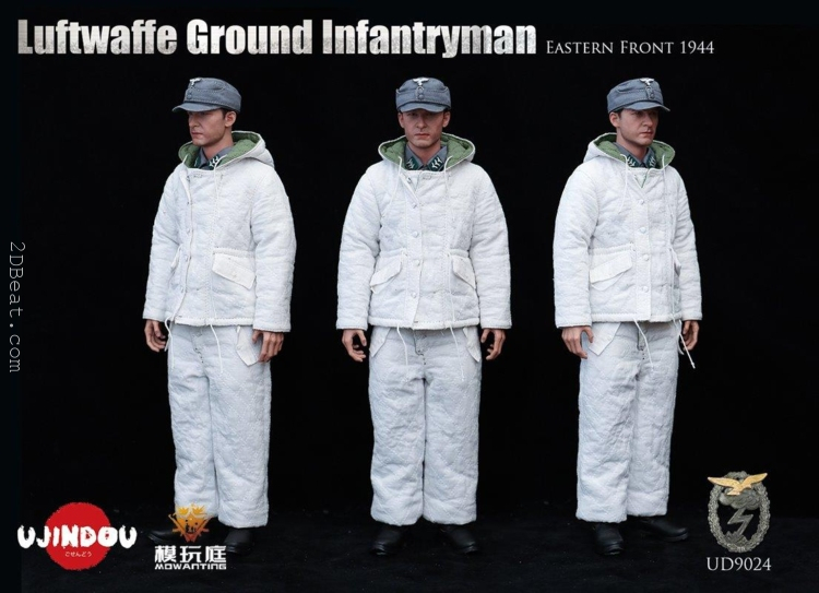 1/6 Scale UJINDOU UD-9024 WWII German Luftwaffe Field Divisions Infantry Eastern Front 1944