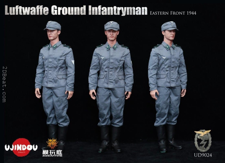 1/6 Scale UJINDOU UD-9024 WWII German Luftwaffe Field Divisions Infantry Eastern Front 1944