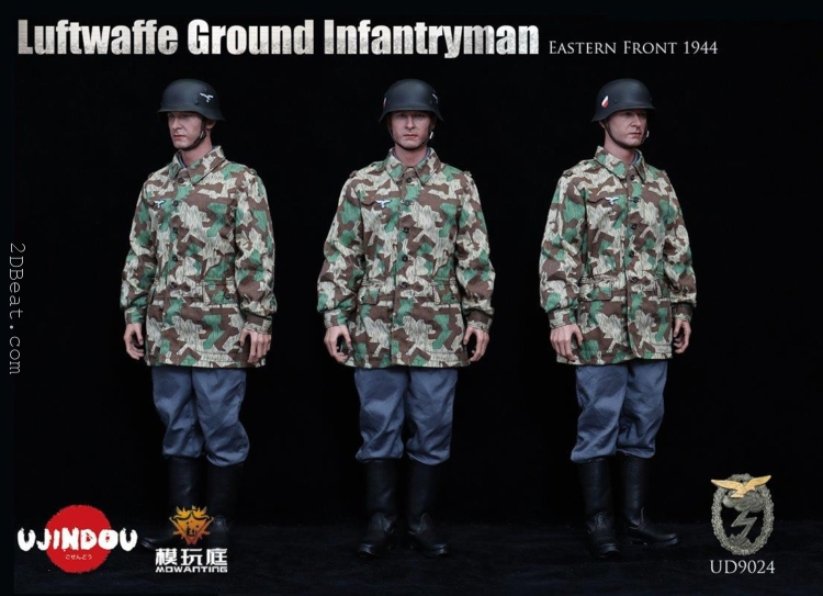 1/6 Scale UJINDOU UD-9024 WWII German Luftwaffe Field Divisions Infantry Eastern Front 1944