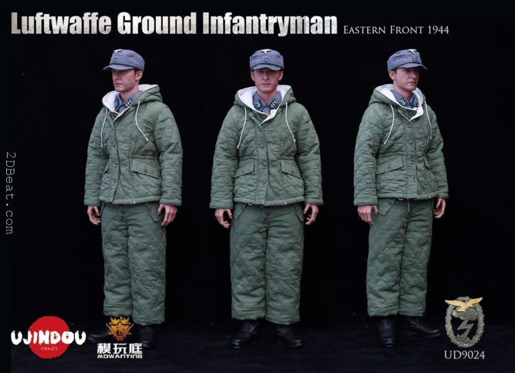 1/6 Scale UJINDOU UD-9024 WWII German Luftwaffe Field Divisions Infantry Eastern Front 1944