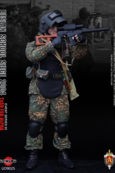 1/6 Scale UJINDOU UD-9025 TsSN FSB at Beslan School Siege 2004 Figure