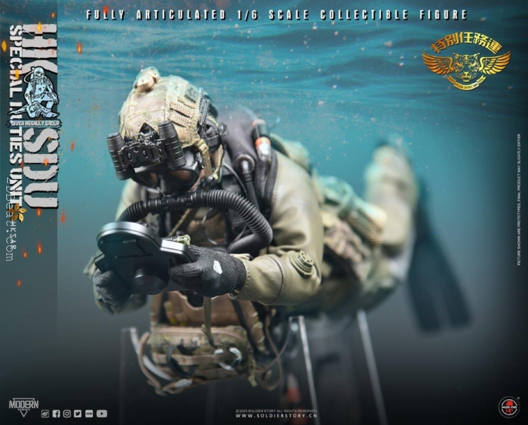 1/6 Soldier Story SS132 China HK SDU Diver Assault Group Deluxe Version