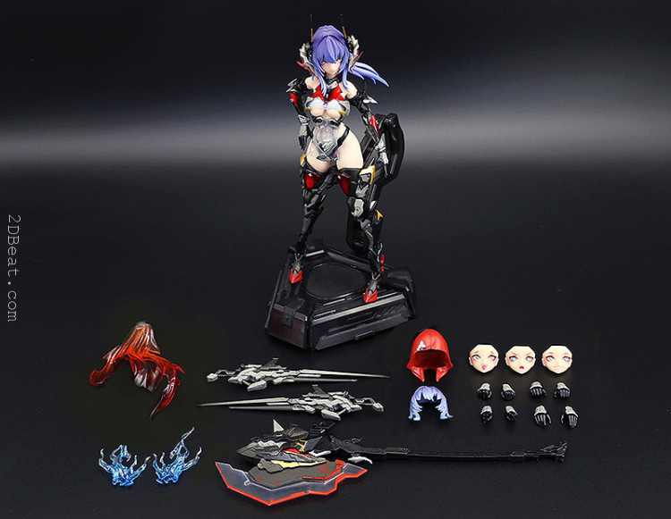 1/9 Scale AniMester Movable Thunderbolt Squad Barbera Red Action Figure