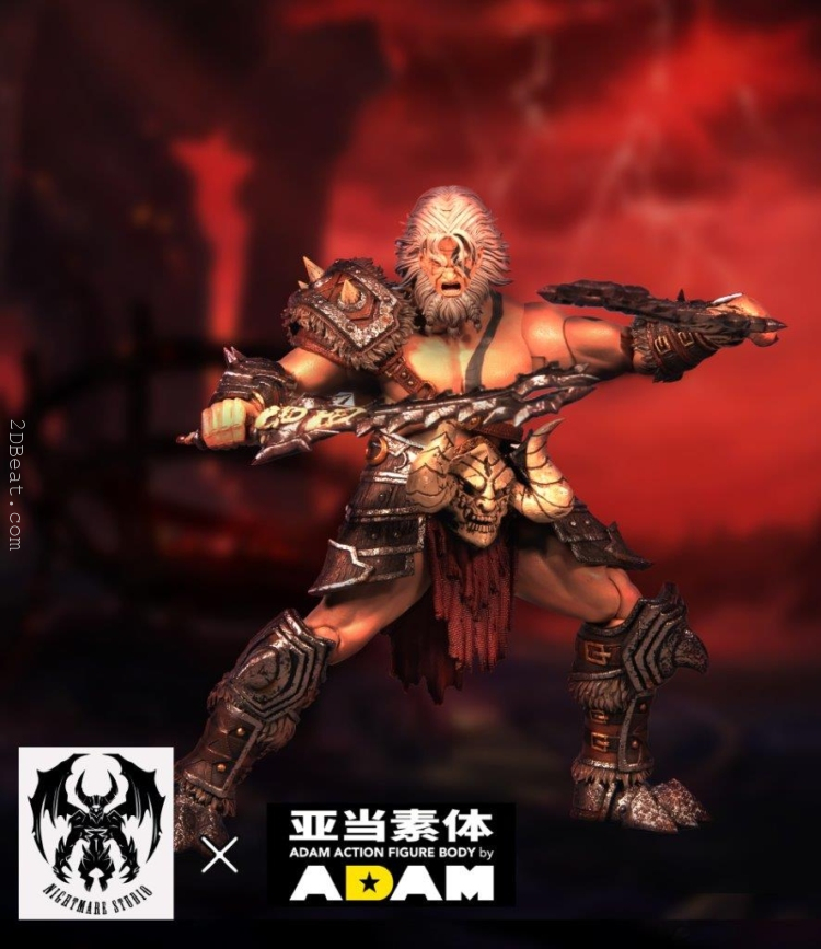 1/12 Scale 303 Toys NTS-DF001 Three Kingdoms Barbarian Berserker Figure