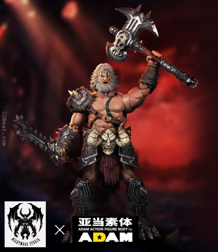 1/12 Scale 303 Toys NTS-DF001 Three Kingdoms Barbarian Berserker Figure