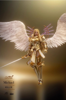 1/12 Scale Lucifer LX-2311A Golden Armor Archangel Female Action Figure