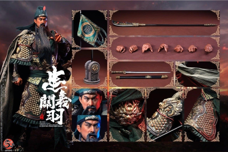 1/6 Scale JSTOYS JST-002 Guan Yu A.K.A Yunchang Exclusive Boxed Figure