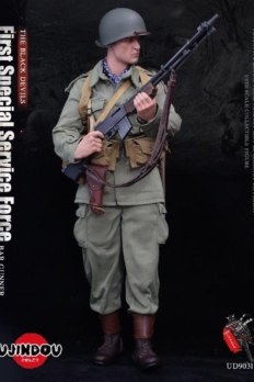 1/6 Scale UJINDOU UD-9031 WWII US First Special Service Force BAR Gunner Figure