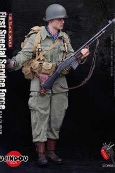 1/6 Scale UJINDOU UD-9031 WWII US First Special Service Force BAR Gunner Figure