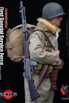 1/6 Scale UJINDOU UD-9031 WWII US First Special Service Force BAR Gunner Figure