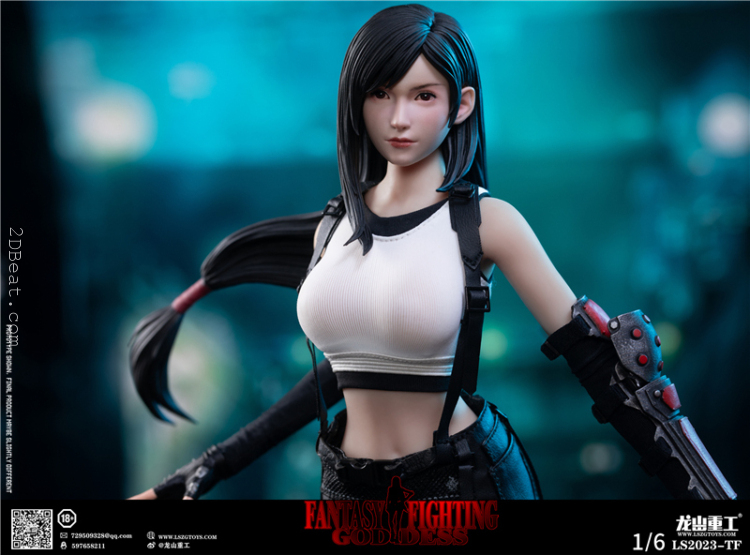 1/6 Scale Long Shan Jin Shu LS-2023-TF Final Fantasy Tifa Lockhart Action Figure