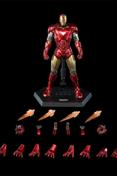 Three Zero 1/12 Scale Marvel Studios: The Infinity Saga DLX Iron Man Mark 6