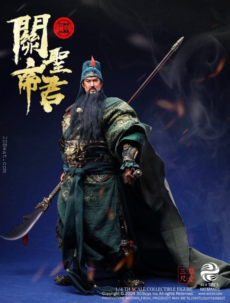 1/4 Scale 303 Toys MAX01 Guan Yu Yunchang Pure Copper Collector Edition