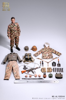 1/6 Scale Alert Line 100044 WWII German Waffen-SS Soldier Action Figure