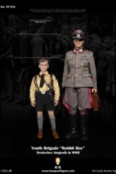 1/6 Scale Facepool FP-016B WWII German Youth Brigade History Edition Action Figure