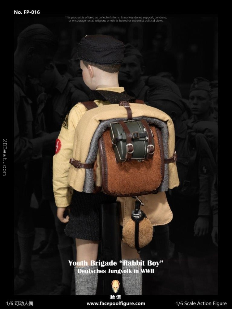 1/6 Scale Facepool FP-016B WWII German Youth Brigade History Edition Action Figure