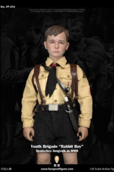 1/6 Scale Facepool FP-016B WWII German Youth Brigade History Edition Action Figure