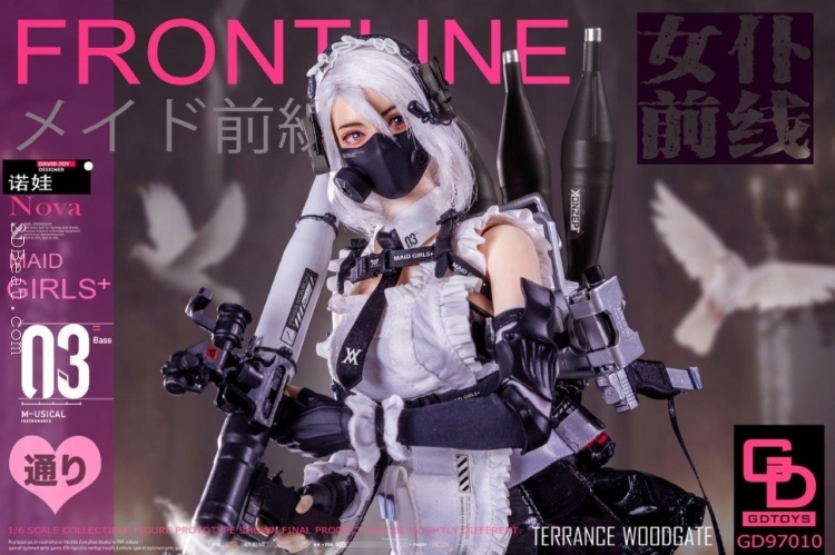 1/6 Scale GDToys GD-97010 Frontline Maid Girls NOVA Action Figure