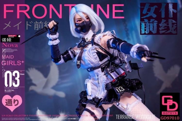 1/6 Scale GDToys GD-97010 Frontline Maid Girls NOVA Action Figure