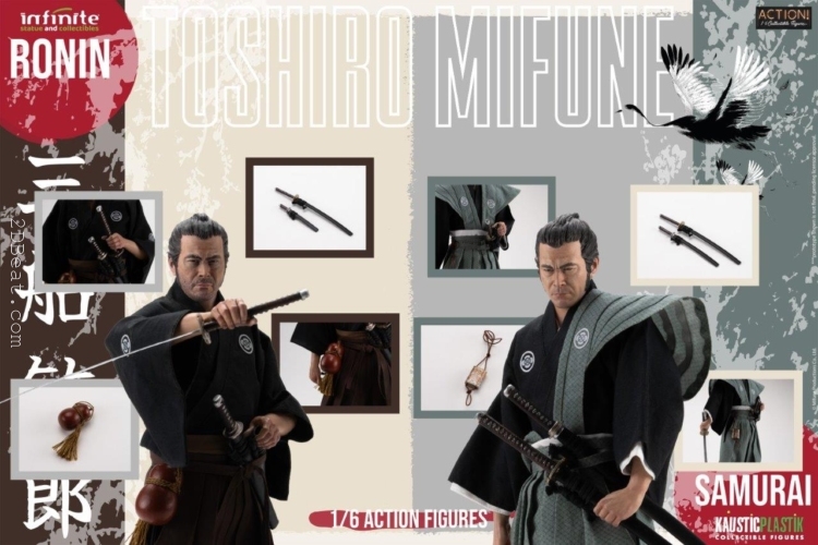 1/6 Scale Infinite Statue X Kaustic A Legendary Tribute Deluxe Double Pack Edition Ronin & Samurai