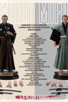 1/6 Scale Infinite Statue X Kaustic A Legendary Tribute Deluxe Double Pack Edition Ronin & Samurai