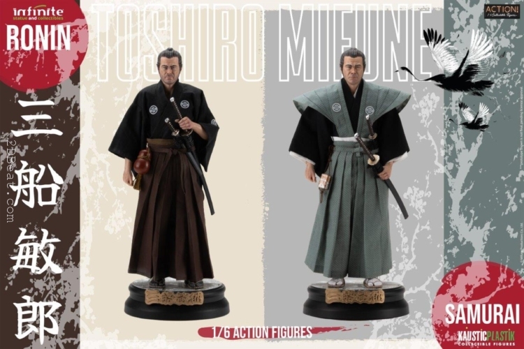 1/6 Scale Infinite Statue X Kaustic A Legendary Tribute Deluxe Double Pack Edition Ronin & Samurai