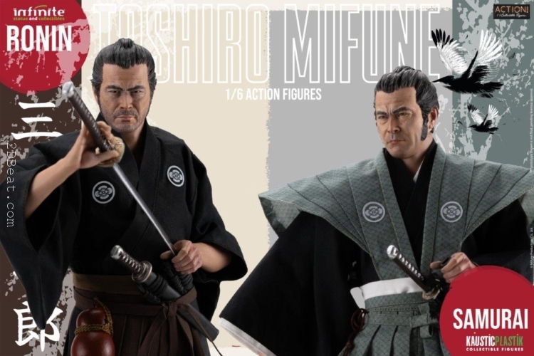 1/6 Scale Infinite Statue X Kaustic A Legendary Tribute Deluxe Double Pack Edition Ronin & Samurai