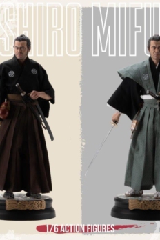 1/6 Scale Infinite Statue X Kaustic A Legendary Tribute Deluxe Double Pack Edition Ronin & Samurai