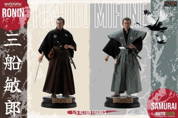 1/6 Scale Infinite Statue X Kaustic A Legendary Tribute Deluxe Double Pack Edition Ronin & Samurai