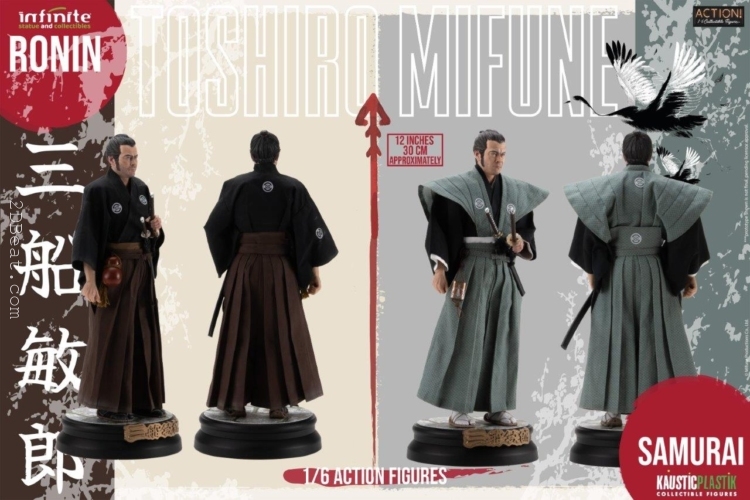 1/6 Scale Infinite Statue X Kaustic A Legendary Tribute Deluxe Double Pack Edition Ronin & Samurai