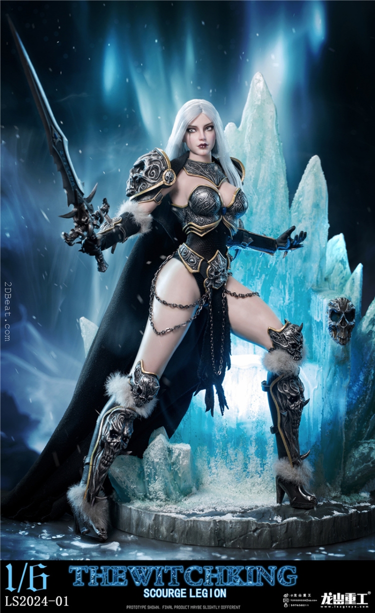 1/6 Scale Long Shan Jin Shu LS2024-01A Lich King Scourge Legion Luxury Edition Figure