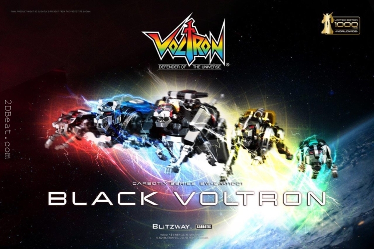 BLITZWAY 38CM Tall Black Voltron Collectible Figure