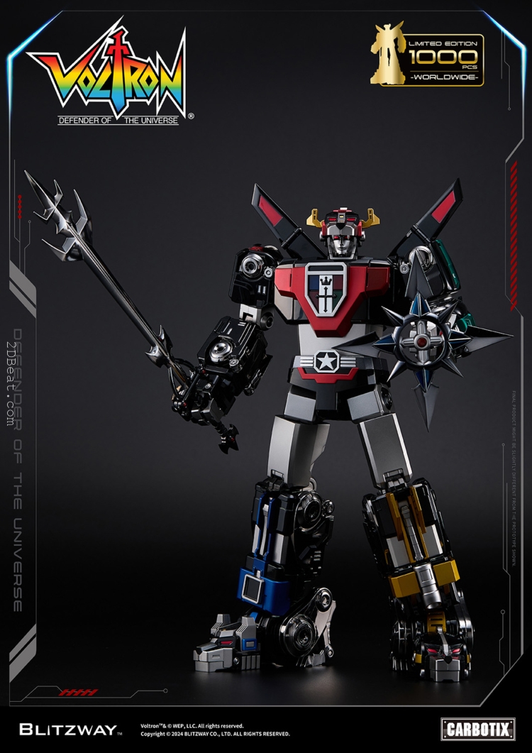 BLITZWAY 38CM Tall Black Voltron Collectible Figure