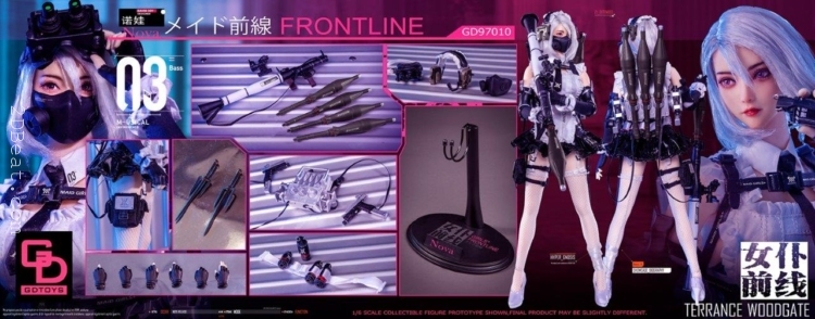 1/6 Scale GDToys GD-97010 Frontline Maid Girls NOVA Action Figure