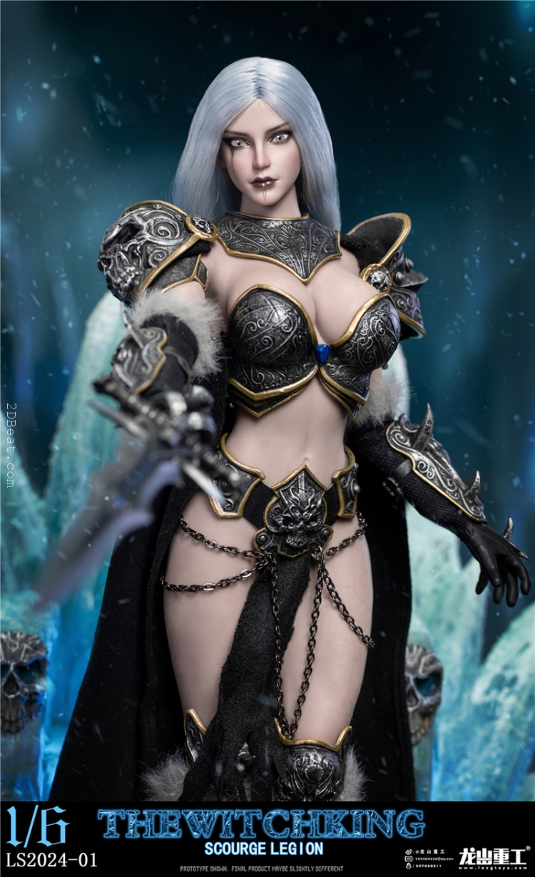 1/6 Scale Long Shan Jin Shu LS2024-01A Lich King Scourge Legion Luxury Edition Figure