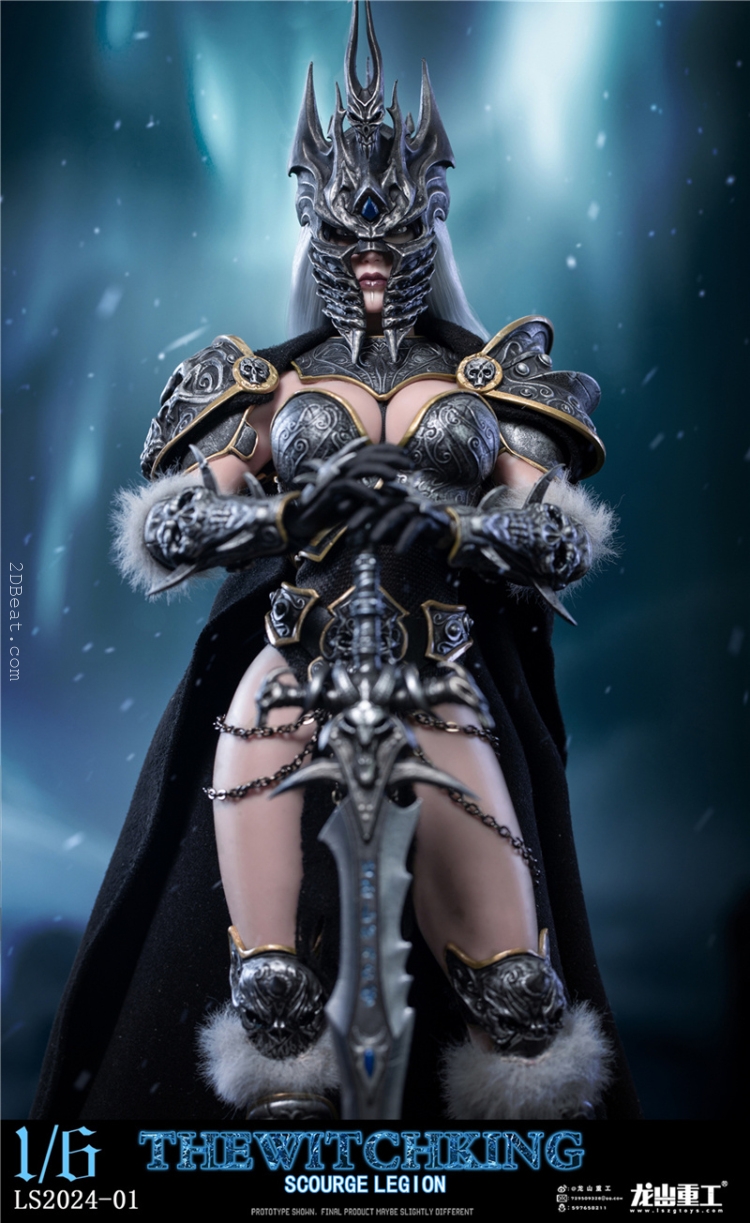 1/6 Scale Long Shan Jin Shu LS2024-01B Lich King Scourge Legion Regular Edition Figure