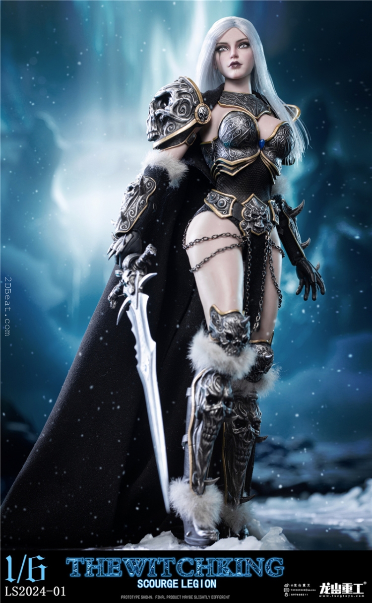 1/6 Scale Long Shan Jin Shu LS2024-01B Lich King Scourge Legion Regular Edition Figure