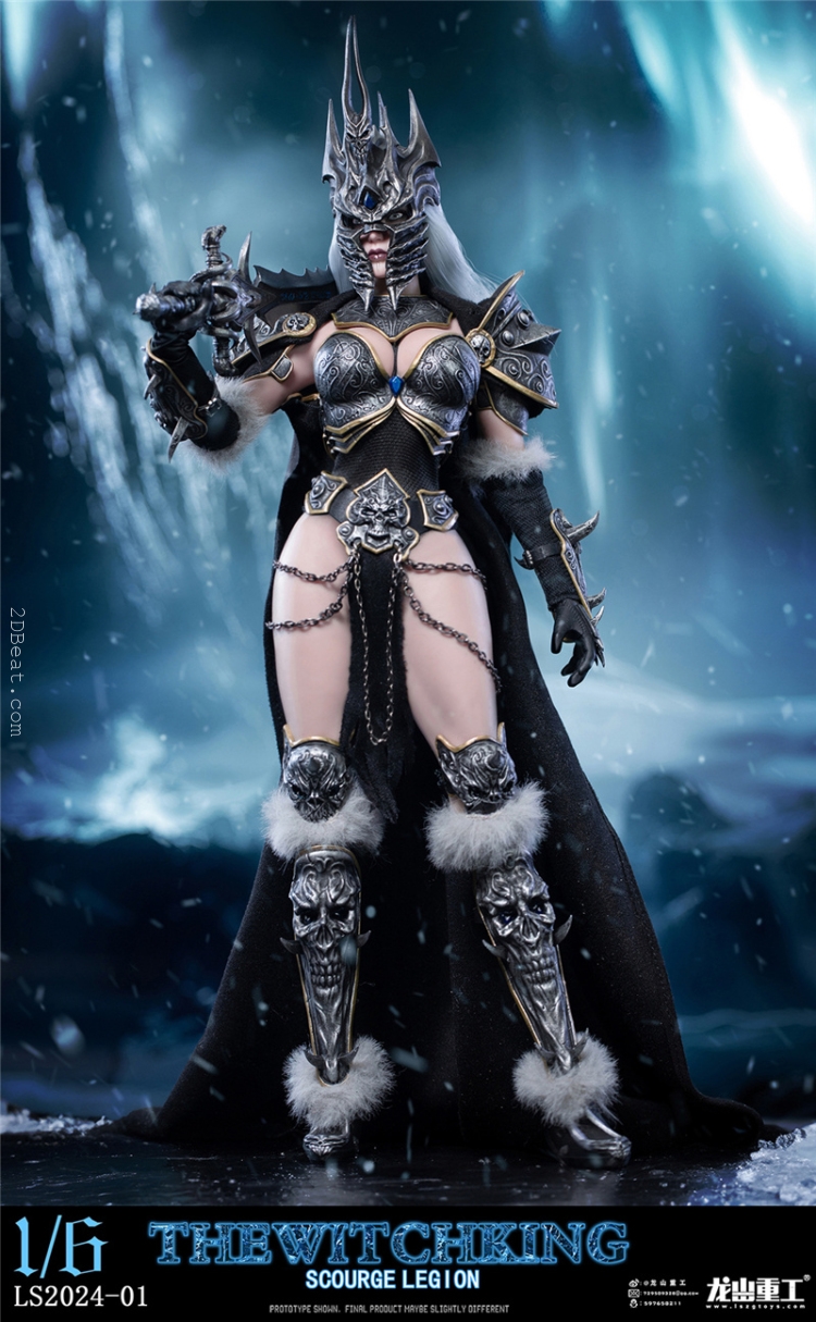 1/6 Scale Long Shan Jin Shu LS2024-01B Lich King Scourge Legion Regular Edition Figure