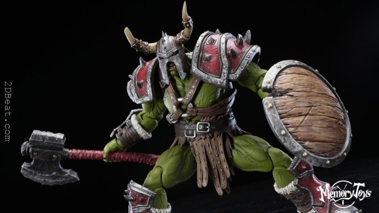 Memory toys Adventurer World Part 3 20.5CM Tall Orc Mercenary Captain Kargas