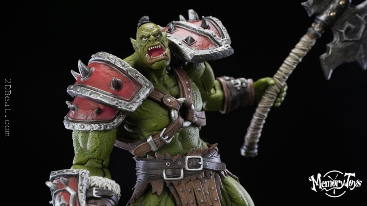 Memory toys Adventurer World Part 3 20.5CM Tall Orc Mercenary Captain Kargas