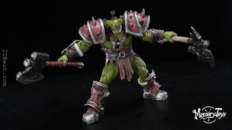 Memory toys Adventurer World Part 3 20.5CM Tall Orc Mercenary Captain Kargas