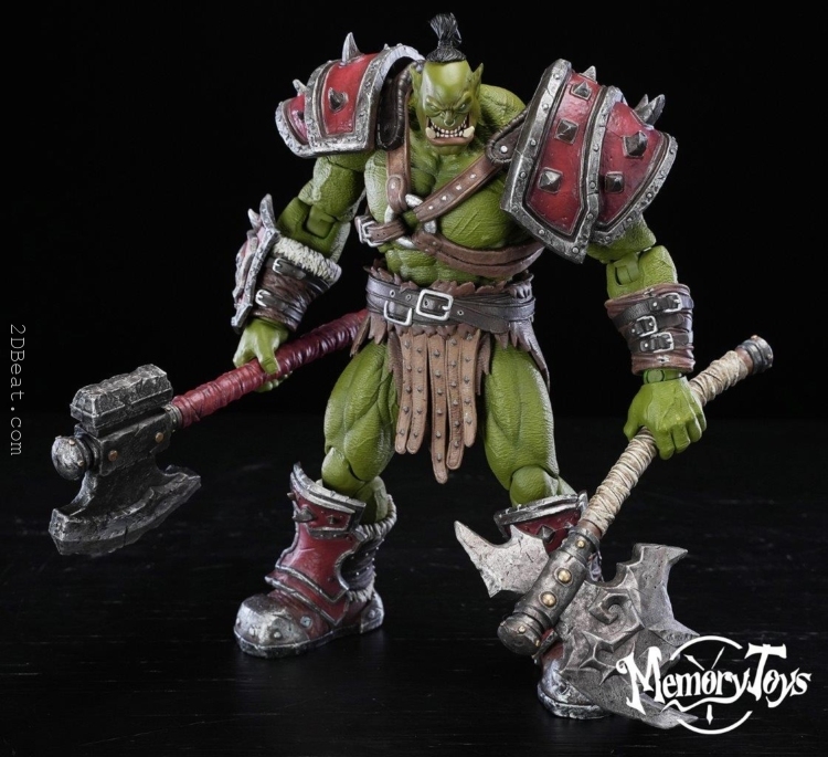 Memory toys Adventurer World Part 3 20.5CM Tall Orc Mercenary Captain Kargas