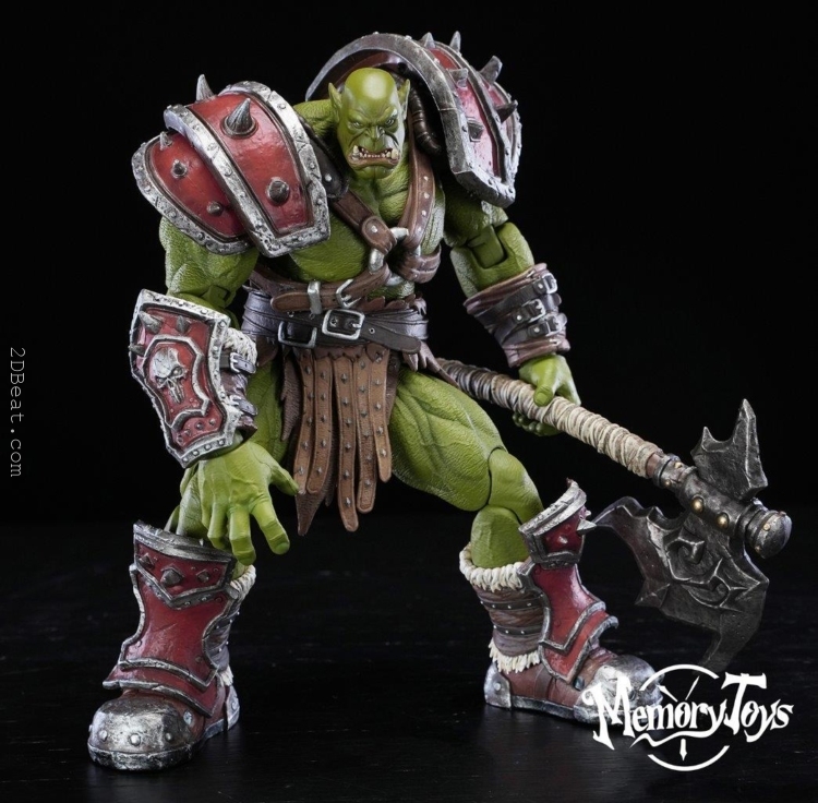 Memory toys Adventurer World Part 3 20.5CM Tall Orc Mercenary Captain Kargas