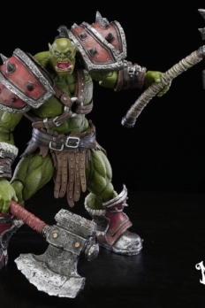 Memory toys Adventurer World Part 3 20.5CM Tall Orc Mercenary Captain Kargas