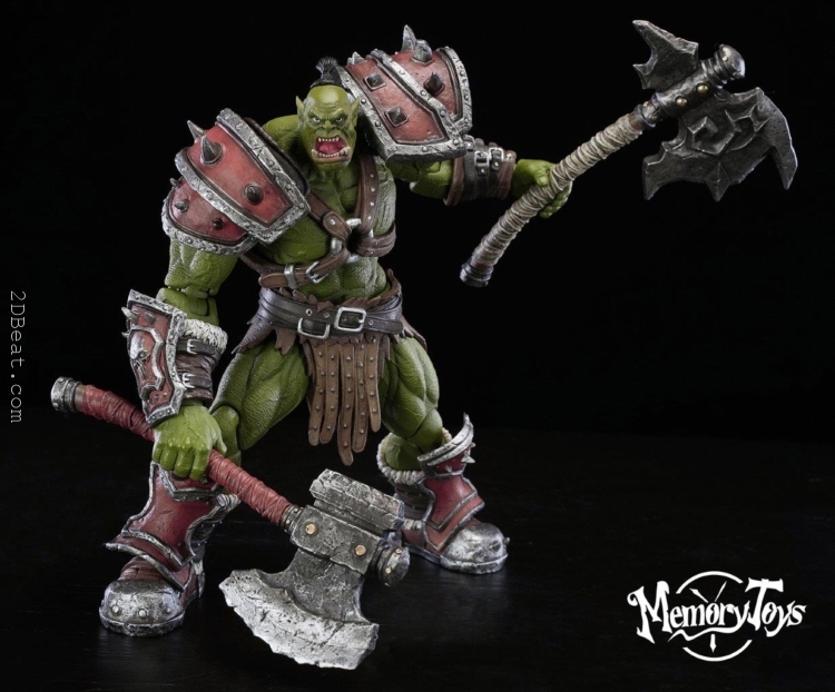 Memory toys Adventurer World Part 3 20.5CM Tall Orc Mercenary Captain Kargas