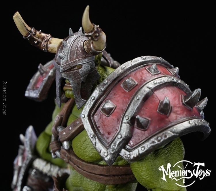 Memory toys Adventurer World Part 3 20.5CM Tall Orc Mercenary Captain Kargas