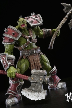 Memory toys Adventurer World Part 3 20.5CM Tall Orc Mercenary Captain Kargas