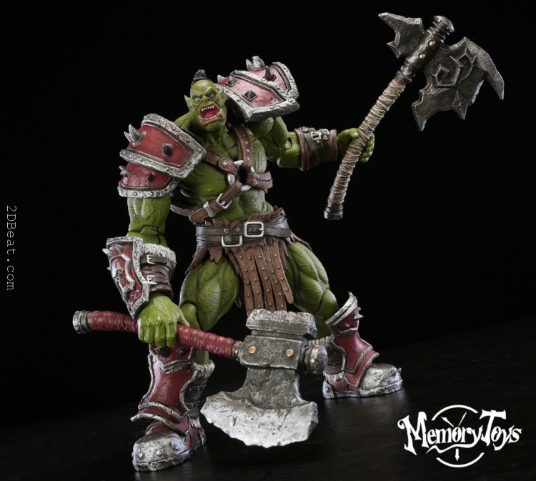 Memory toys Adventurer World Part 3 20.5CM Tall Orc Mercenary Captain Kargas