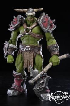 Memory toys Adventurer World Part 3 20.5CM Tall Orc Mercenary Captain Kargas